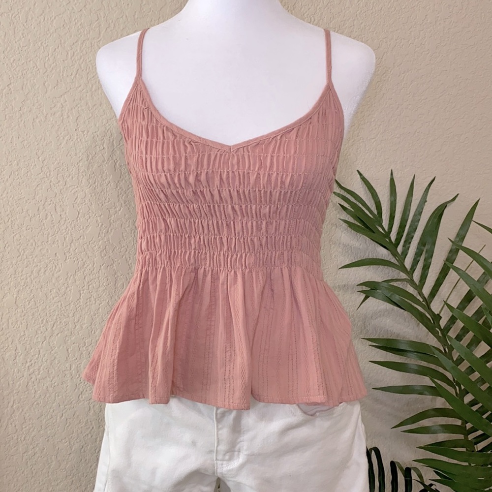 Shirred Peplum